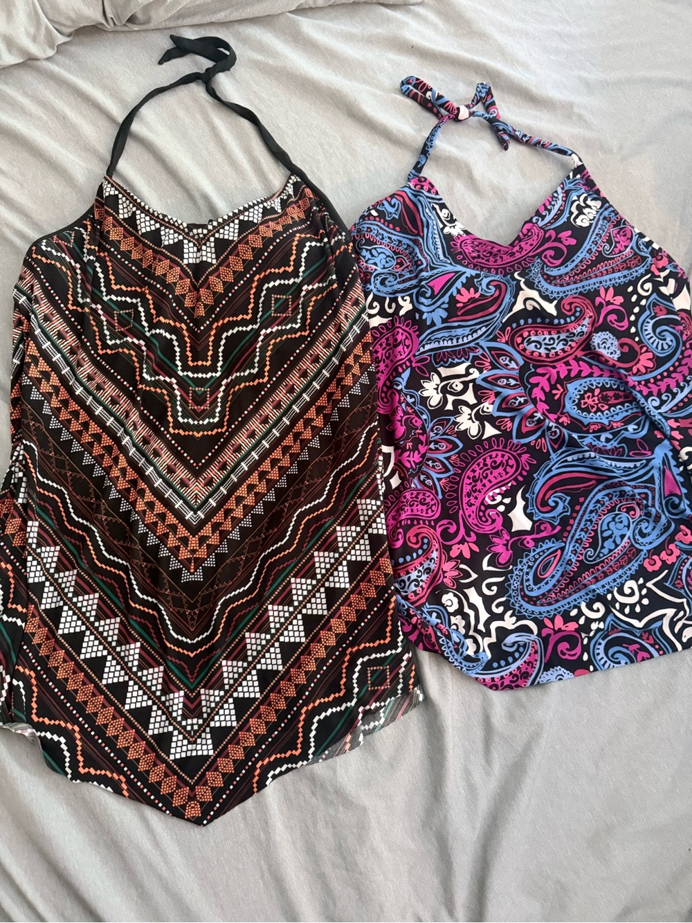 Two Magicsuit Tankini Bathing Suit Tops, Size 14